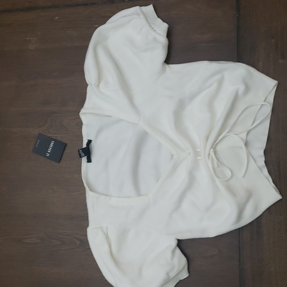 F21 Sweater Crop Top